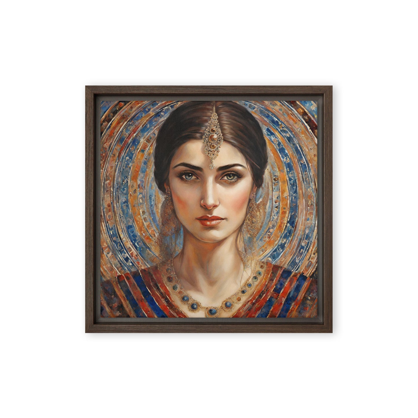 Jane Doe 32 12″×12″ Framed Canvas