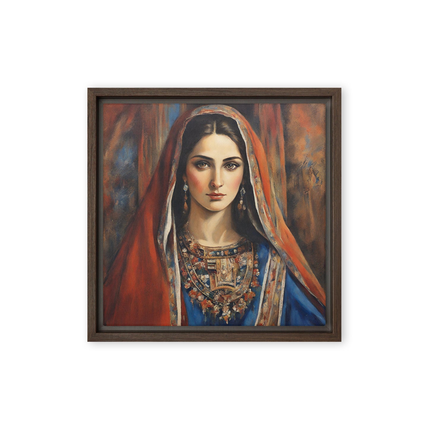 Jane Doe 36 12″×12″ Framed Canvas
