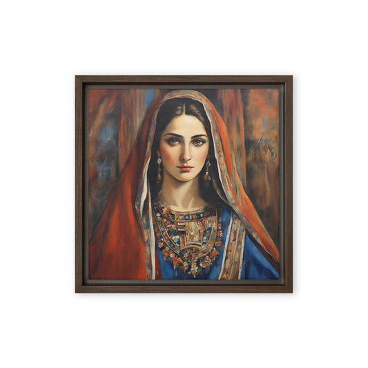 Jane Doe 36 12″×12″ Framed Canvas