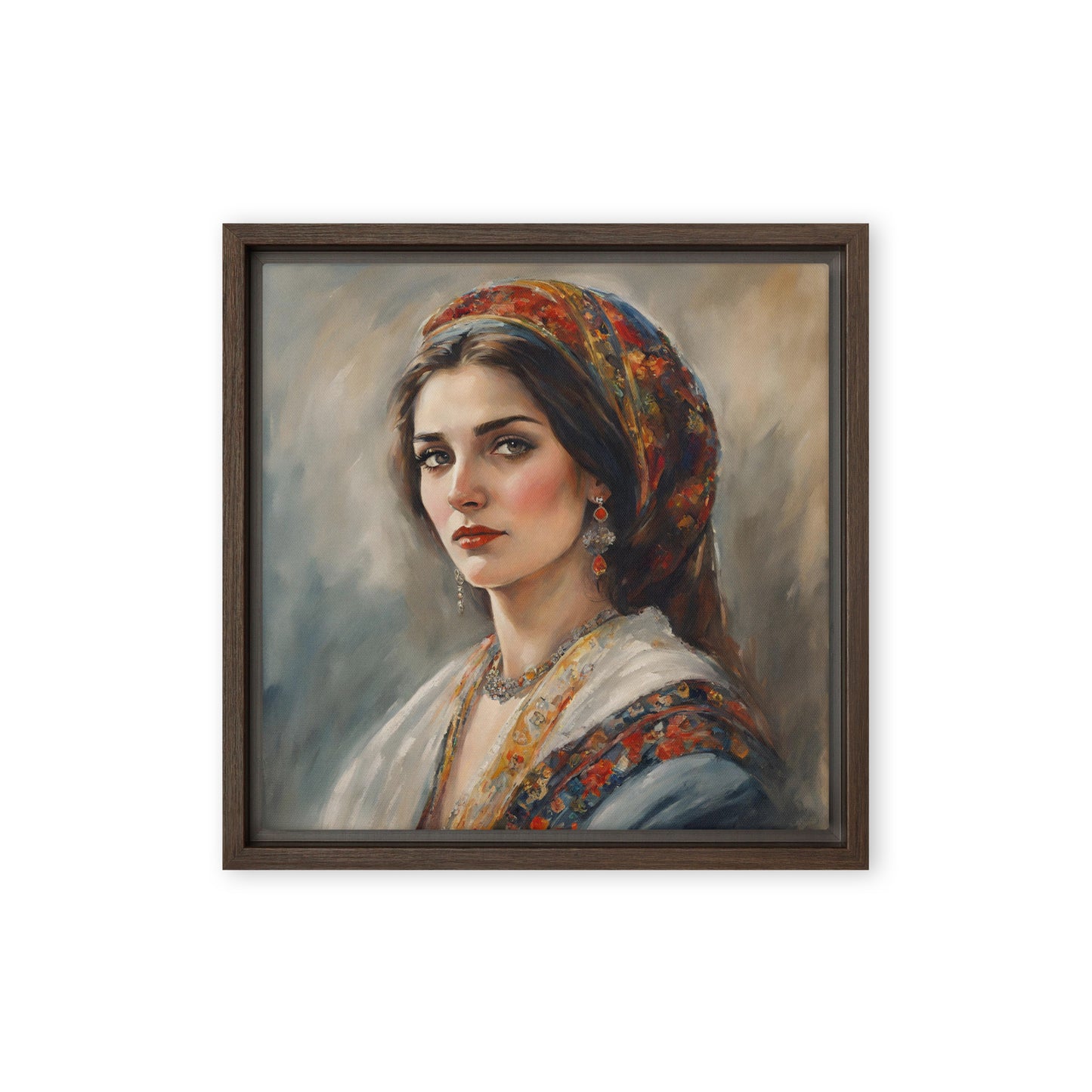 Jane Doe 37 12″×12″ Framed Canvas