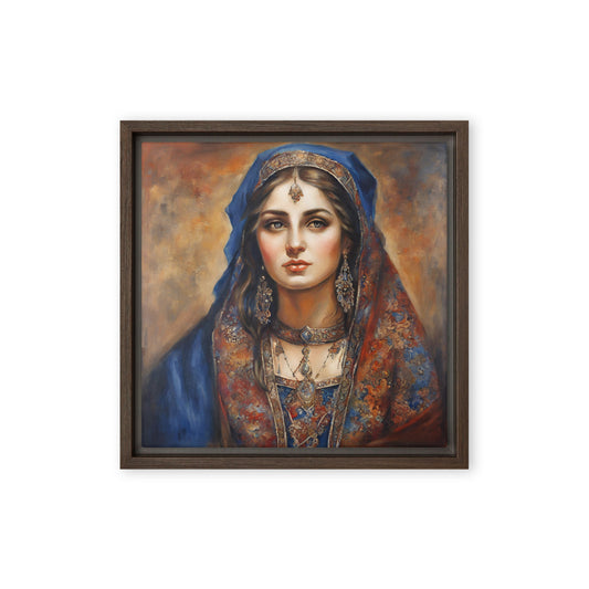 Jane Doe 41 12″×12″ Framed Canvas