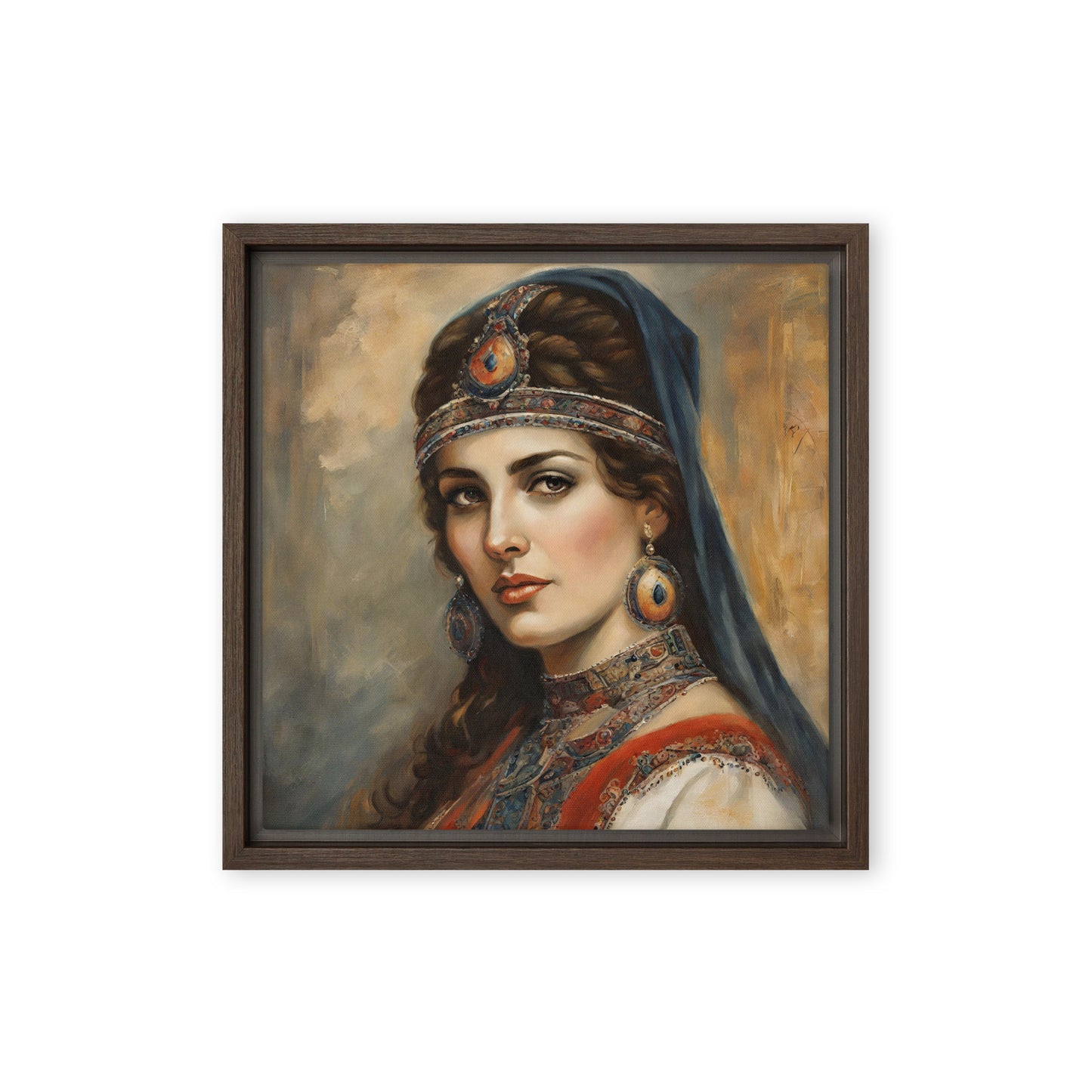 Jane Doe 43 12″×12″ Framed Canvas