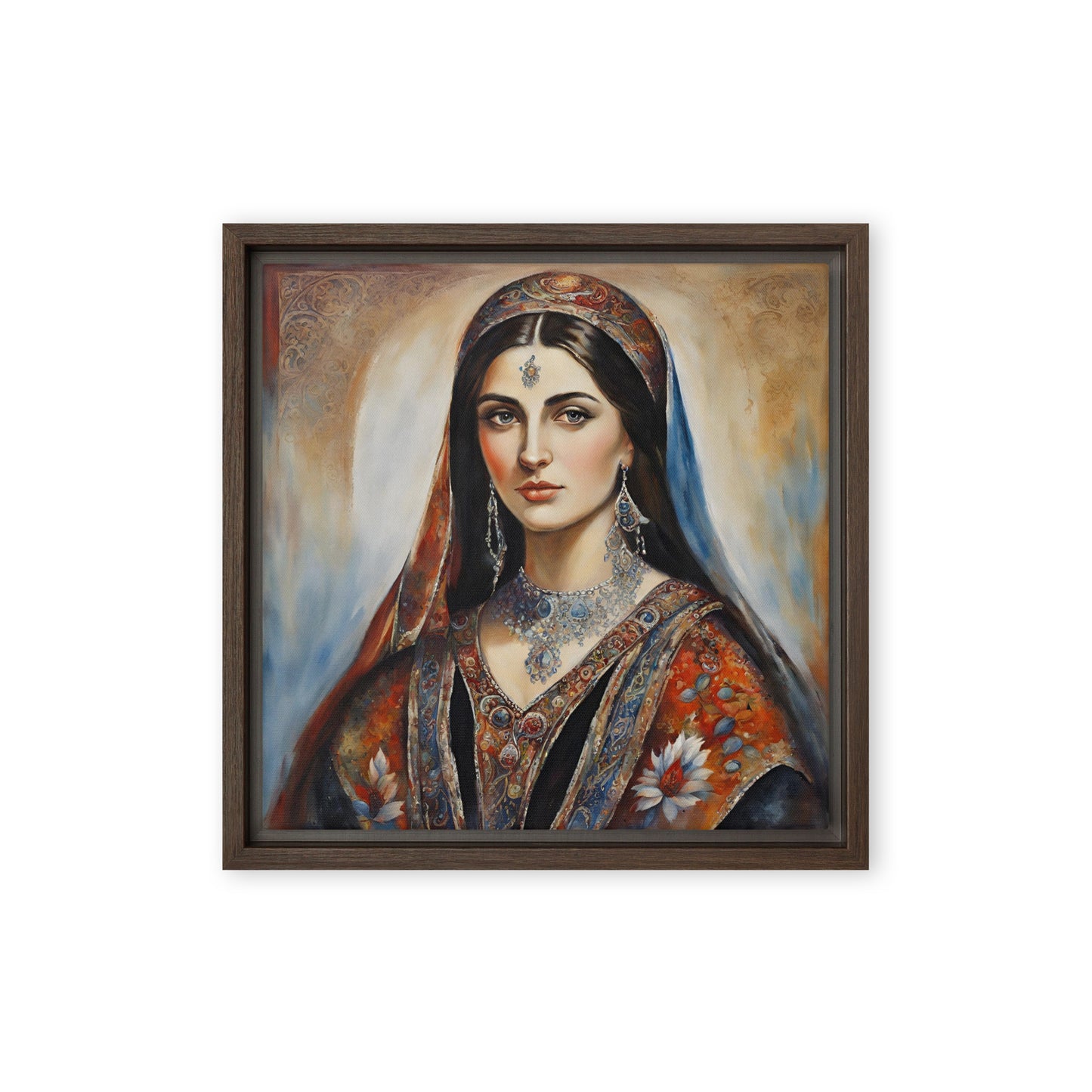 Jane Doe 44 12″×12″ Framed Canvas