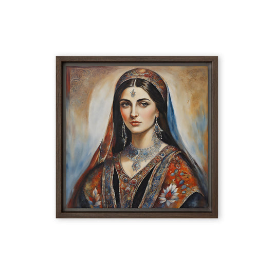 Jane Doe 44 12″×12″ Framed Canvas