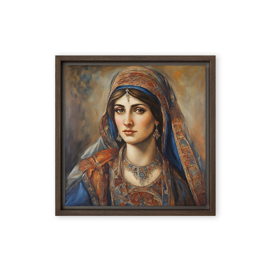 Jane Doe 47 12″×12″ Framed Canvas