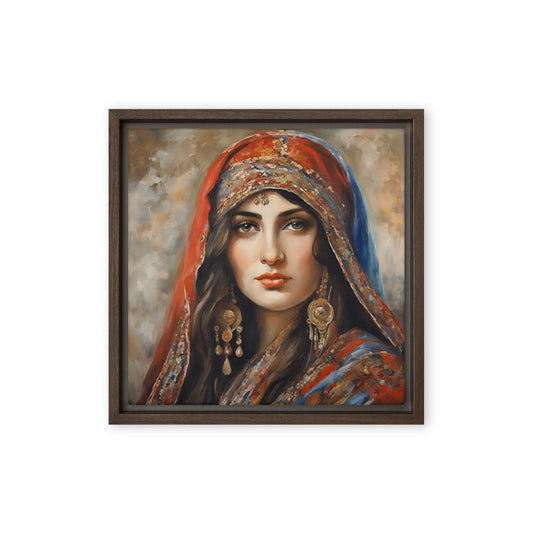 Jane Doe 49 12″×12″ Framed Canvas