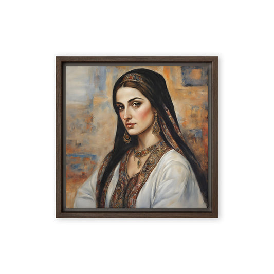 Jane Doe 52 12″×12″ Framed Canvas