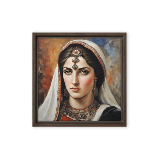 Jane Doe 53 12″×12″ Framed Canvas