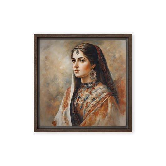 Jane Doe 54 12″×12″ Framed Canvas