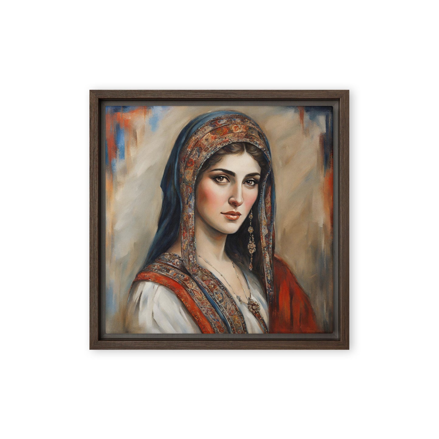 Jane Doe 57 12″×12″ Framed Canvas