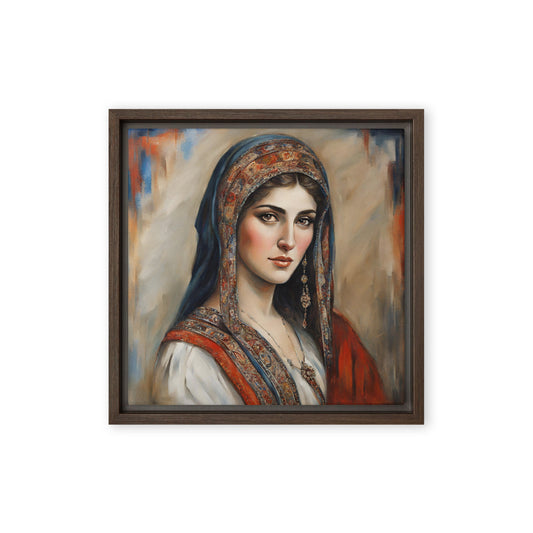 Jane Doe 57 12″×12″ Framed Canvas