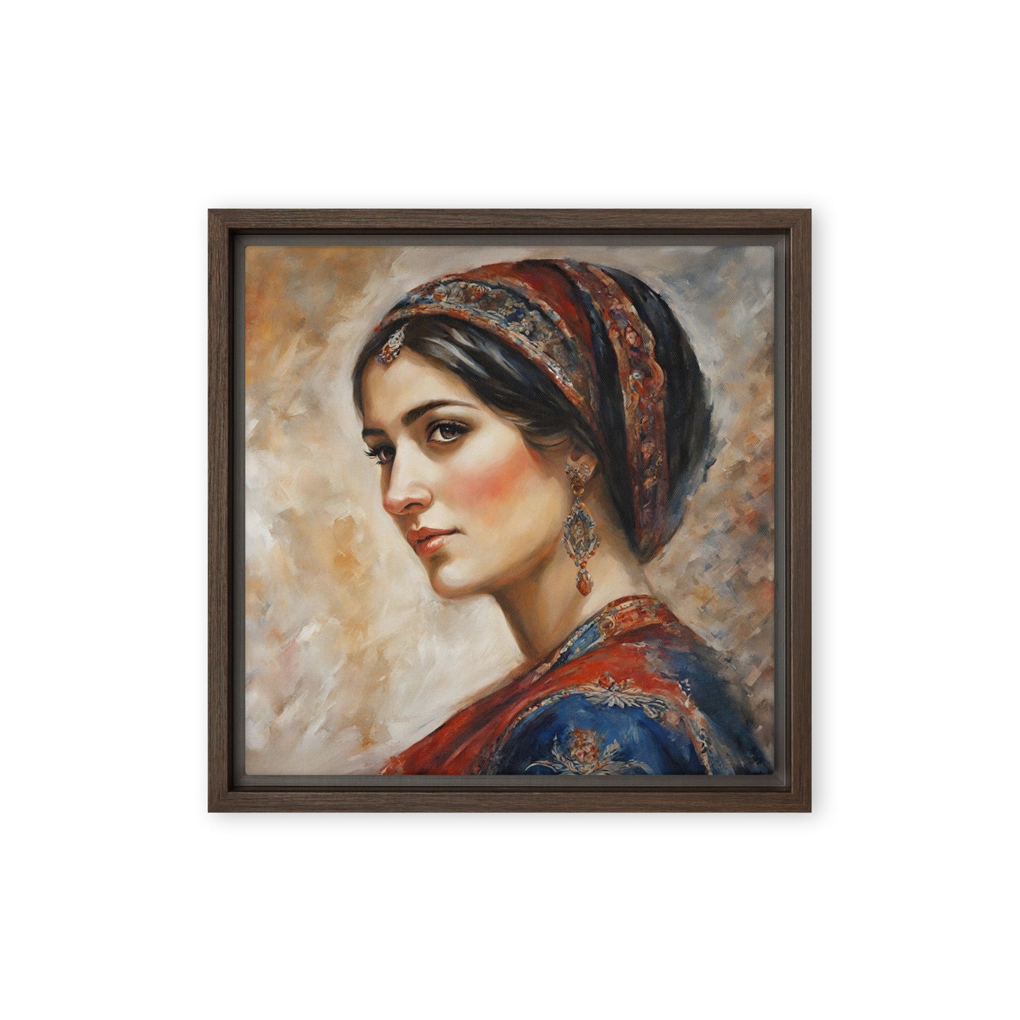 Jane Doe 58 12″×12″ Framed Canvas