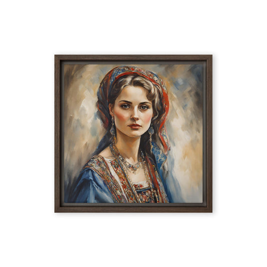 Jane Doe 59 12″×12″ Framed Canvas