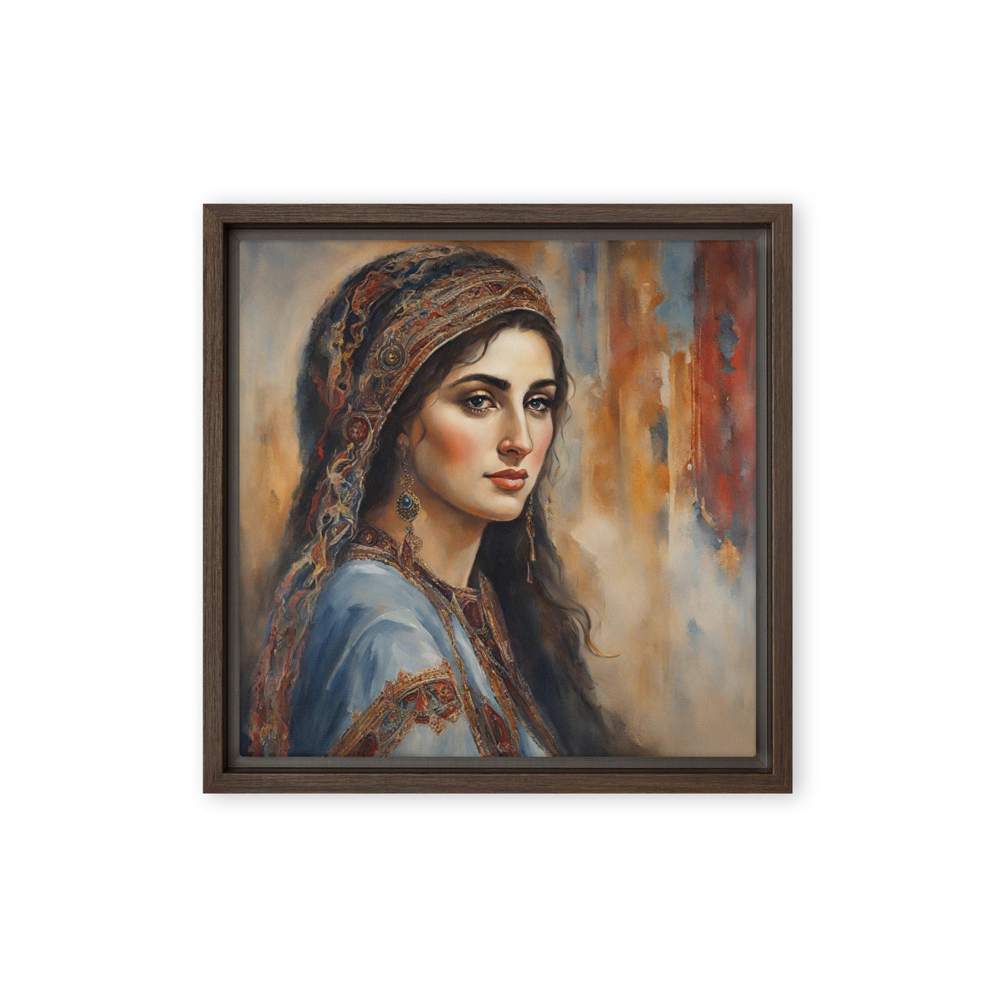 Jane Doe 60 12″×12″ Framed Canvas