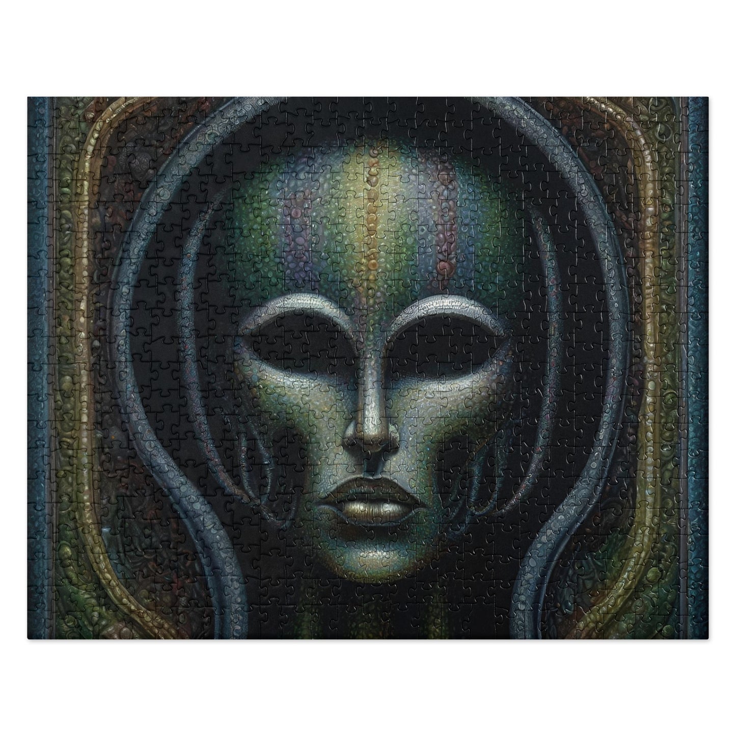 "Reptiloidal I" Jigsaw Puzzle