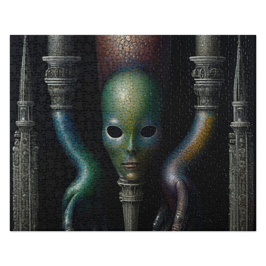 "Reptiloidal II" Jigsaw Puzzle