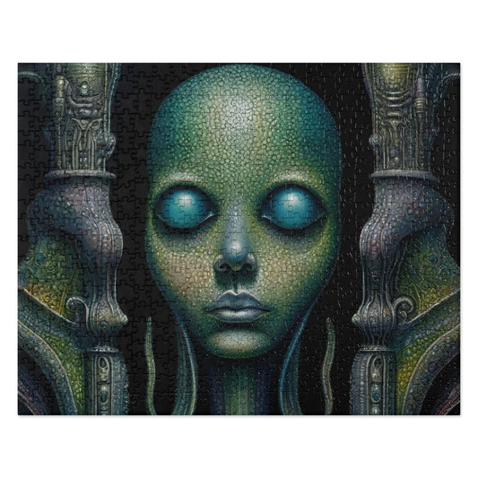 "Reptiloidal III" Jigsaw Puzzle