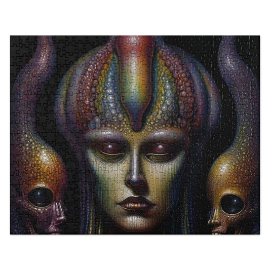 "Reptiloidal IV" Jigsaw Puzzle