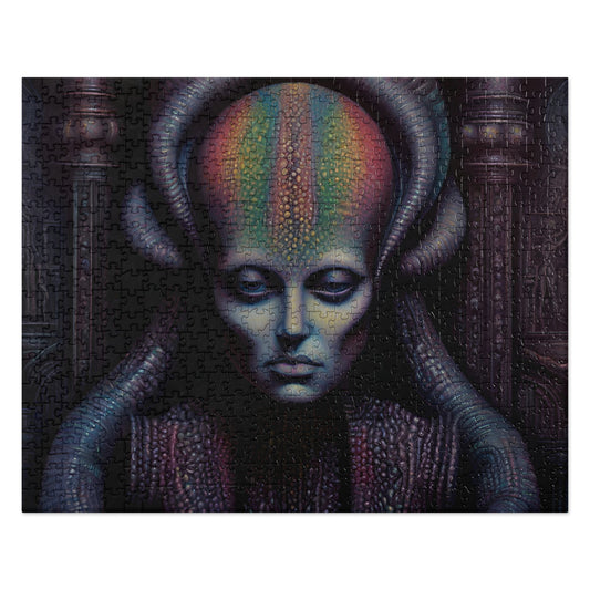 "Reptiloidal VI" Jigsaw Puzzle