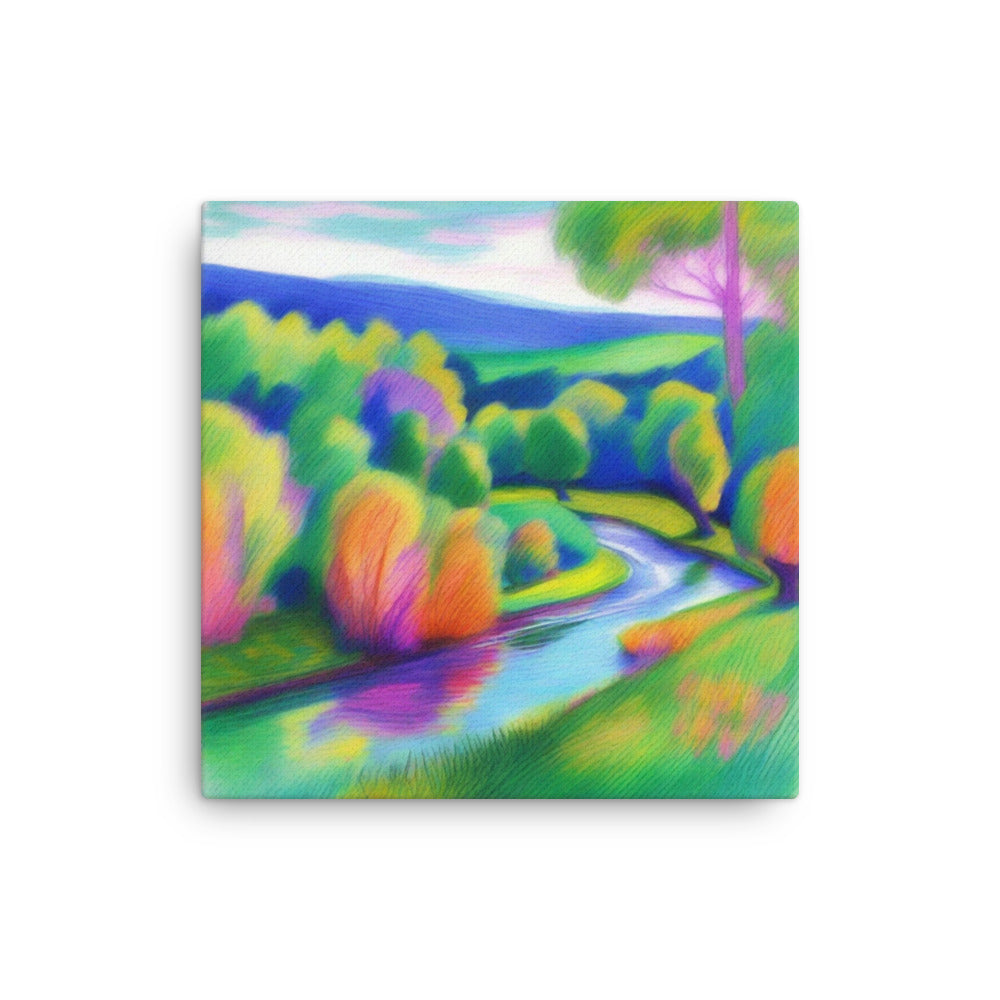 Serene Scene 05 12″×12″ Thin Canvas