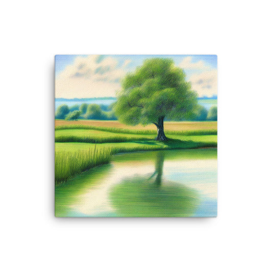 Serene Scene 06 12″×12″ Thin Canvas