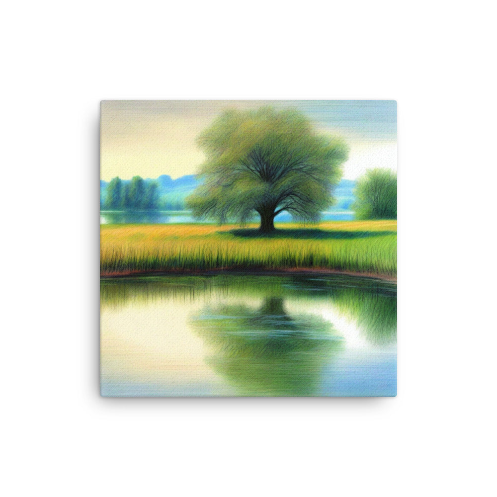 Serene Scene 07 12″×12″ Thin Canvas