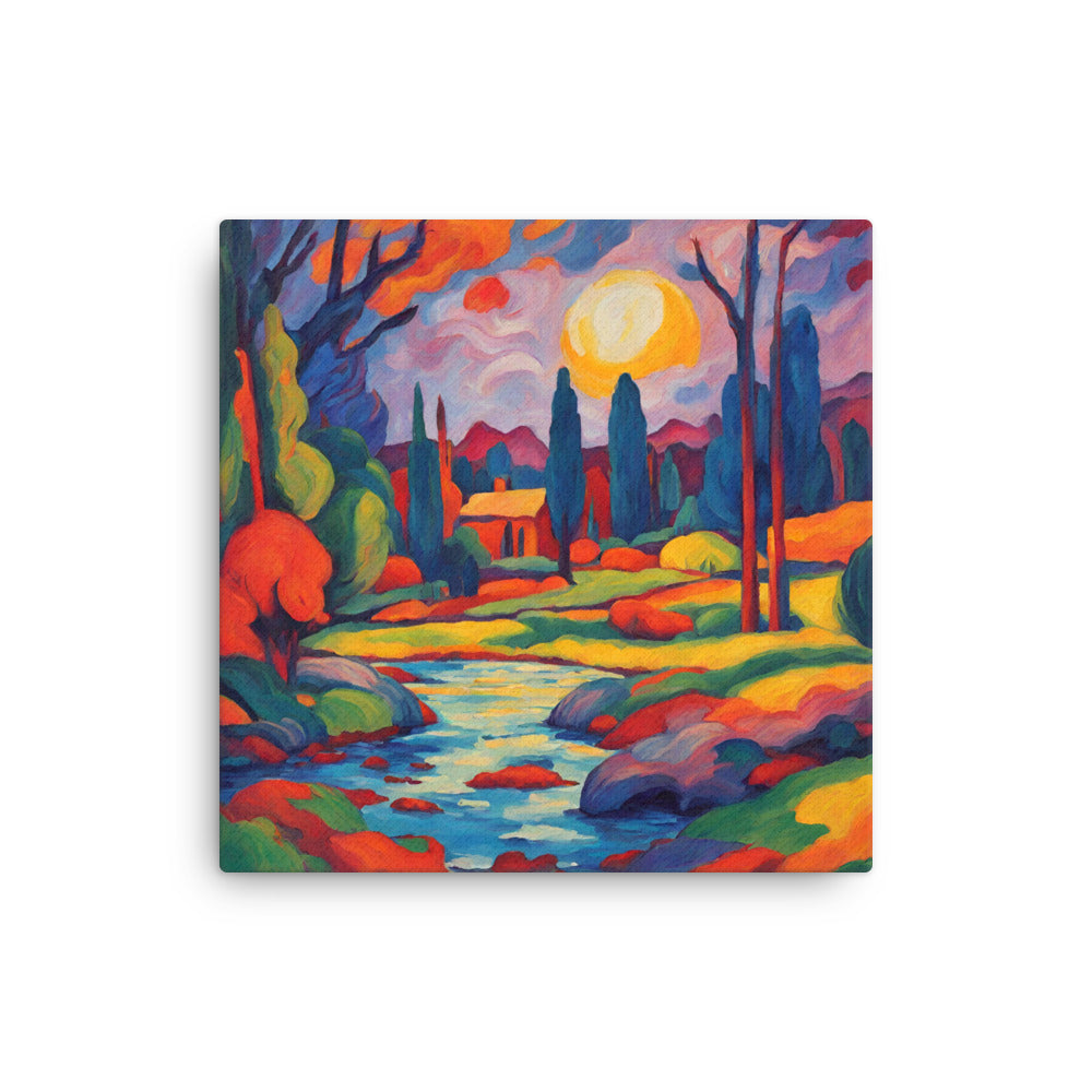 Serene Scene 09 12″×12″ Thin Canvas